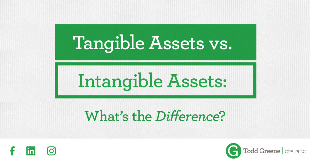 Tangible Assets vs. Intangible Assets: What’s the Difference? - Todd Greene